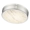 Z-Lite Anders Flush Mount, 1-Light, 15 In.W x 3.5 In.H, Polished Nickel/marbling 1944F15-PN-LED - alternate 4